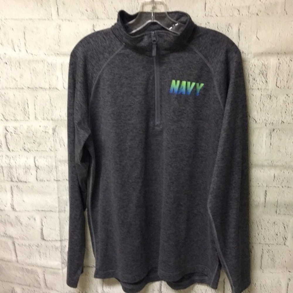 Soffe men’s Navy quarter zip pullover